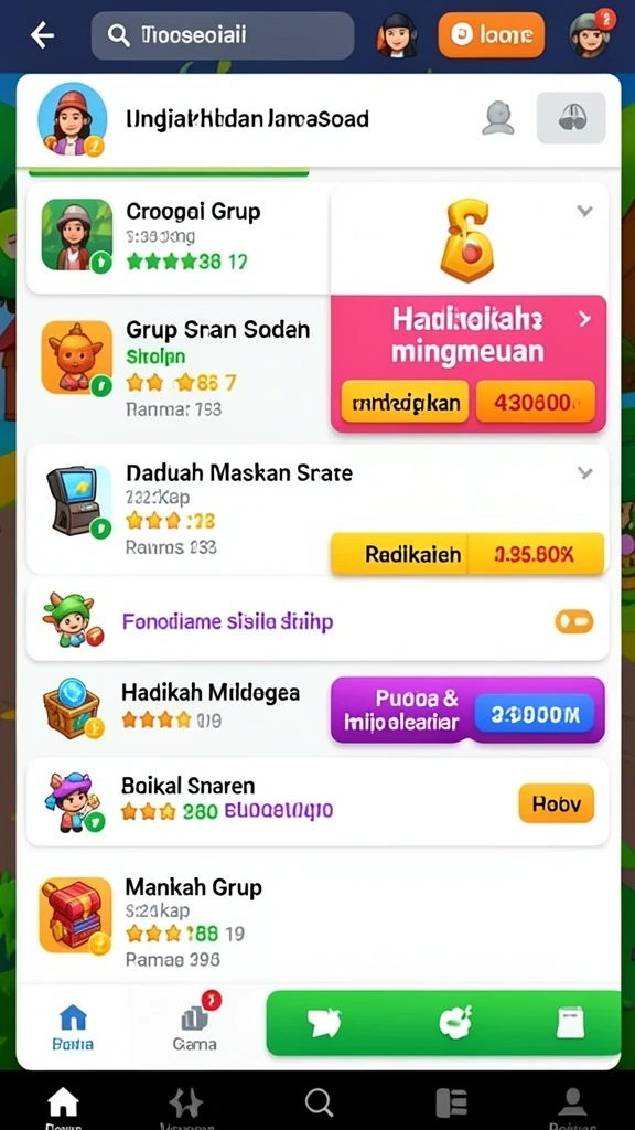 at777 - Karakter yang dapat dipilih dengan kemampuan unik.