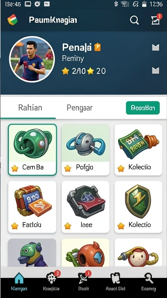 jps88 - Tampilan antarmuka yang menarik dan modern.