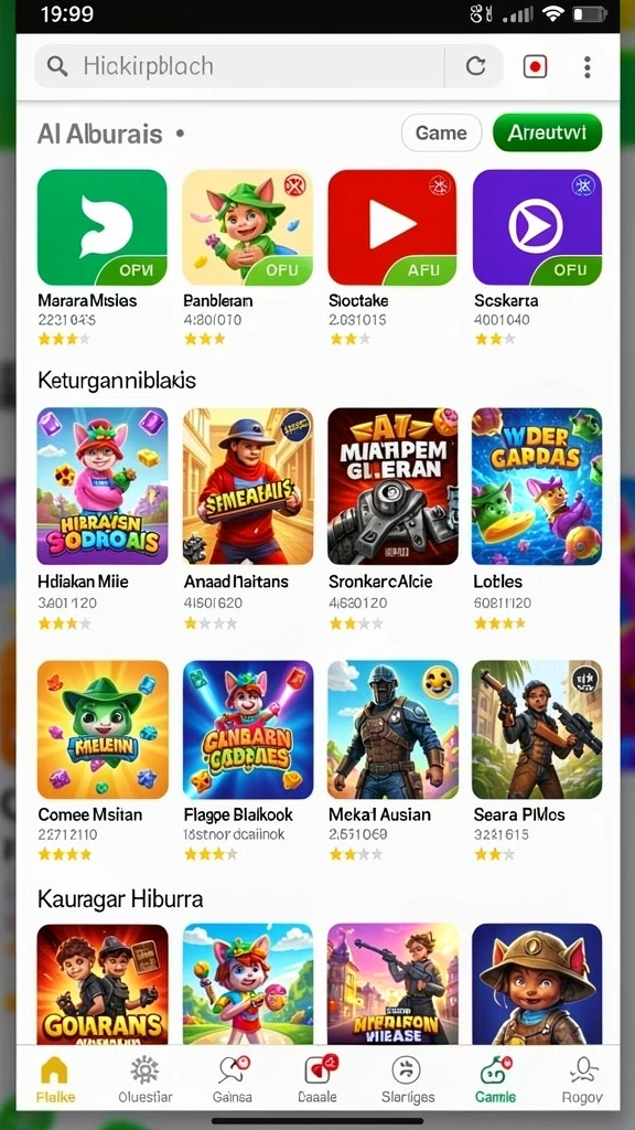 pcpc7 - Ilustrasi pertarungan seru antara karakter di dalam game.