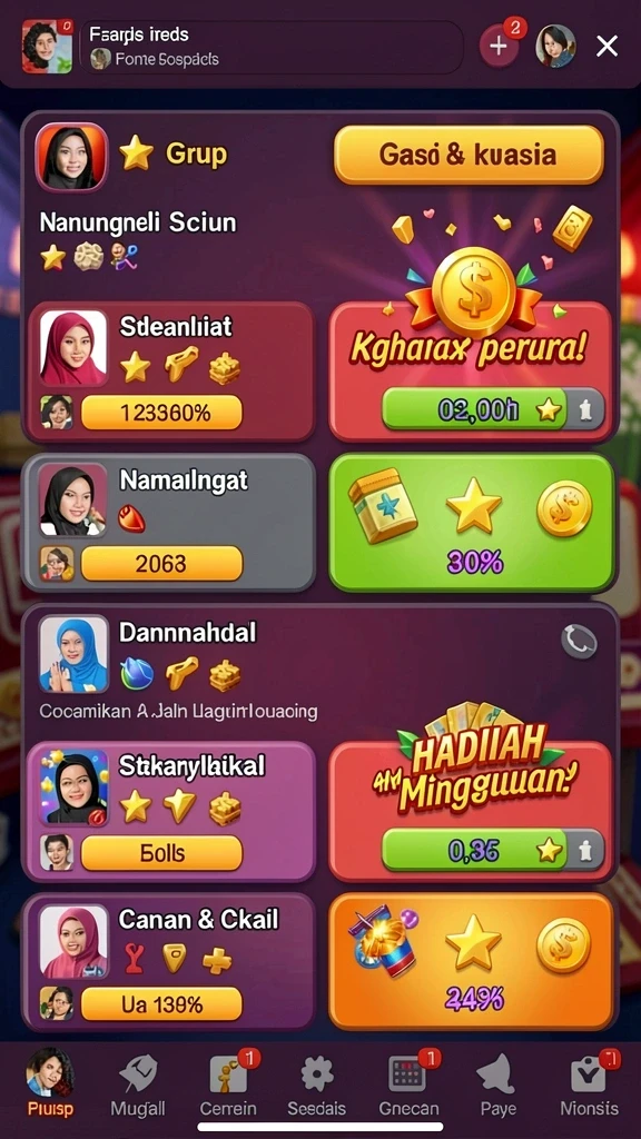 slost8808 - Tampilan antarmuka yang menarik dan mudah digunakan.