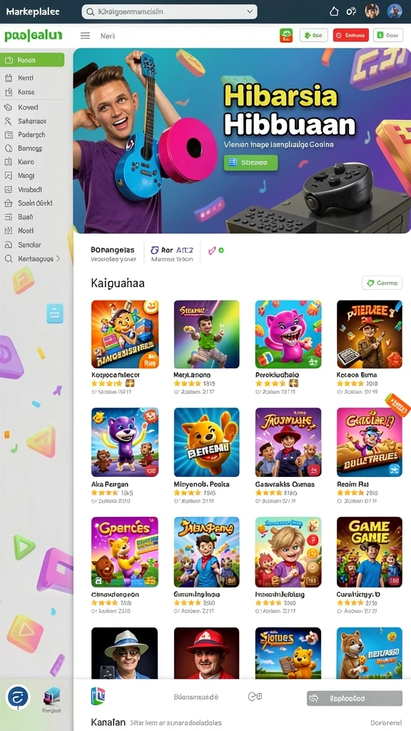 tv888 - Ilustrasi grafis yang menakjubkan dalam gameplay.